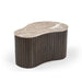 Salontafel Nomi Bruin Marmer 70 cm