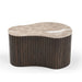 Salontafel Nomi Bruin Marmer 70 cm