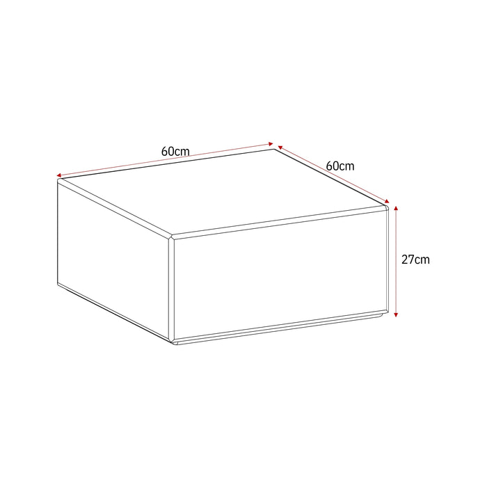 Salontafel Elias Wit MDF 60 cm