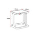 Salontafel Elias Wit MDF 60 cm