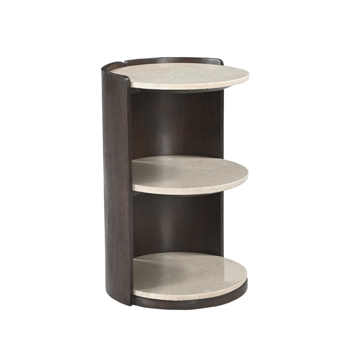Nachtkastje Niva Botticino marmer 40 cm