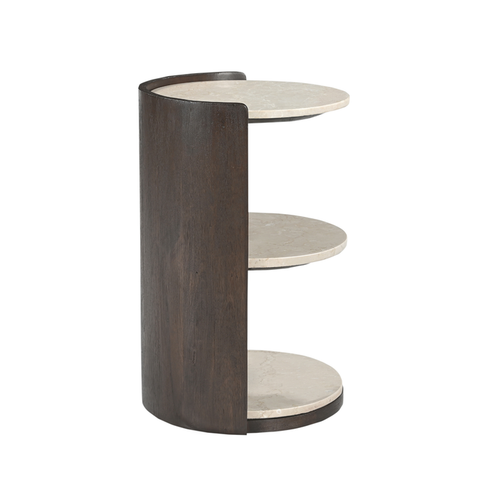 Nachtkastje Niva Botticino marmer 40 cm