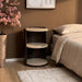 Nachtkastje Niva Botticino marmer 40 cm