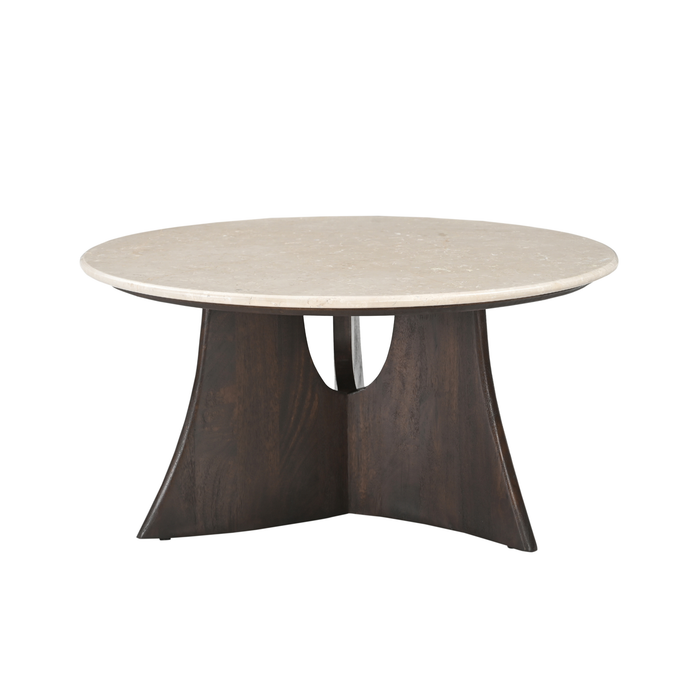Salontafel Milo Botticino marmer 80 cm
