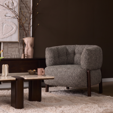 Fauteuil Feda Beige