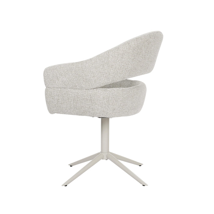 Draaibare eetkamerstoel Lily Beige