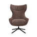 Draaibare fauteuil Olivia Paars