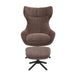 Draaibare fauteuil Olivia Paars