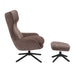 Draaibare fauteuil Olivia Paars