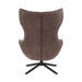 Draaibare fauteuil Olivia Paars