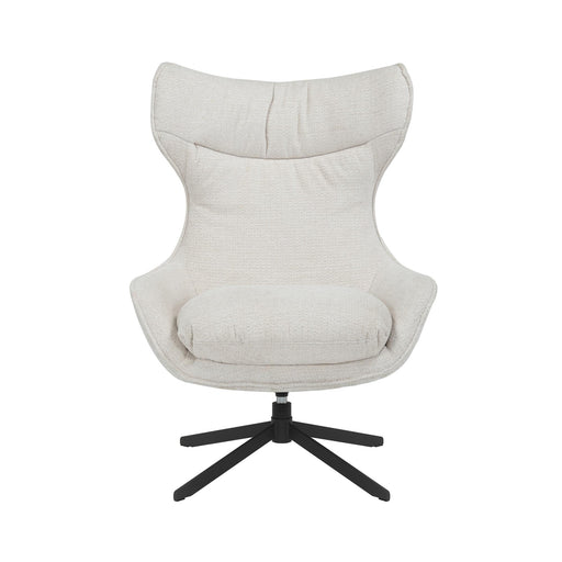 Draaibare fauteuil Olivia Gebroken wit
