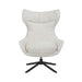 Draaibare fauteuil Olivia Gebroken wit