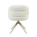 Draaibare eetkamerstoel Bella Off White Poot Zand