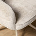 Draaibare eetkamerstoel Bella Off White Poot Zand