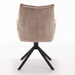 Draaibare eetkamerstoel Dani  Beige  Velvet