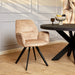 Draaibare Eetkamerstoel Nova Beige Velvet