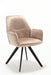 Draaibare Eetkamerstoel Nova Beige Velvet