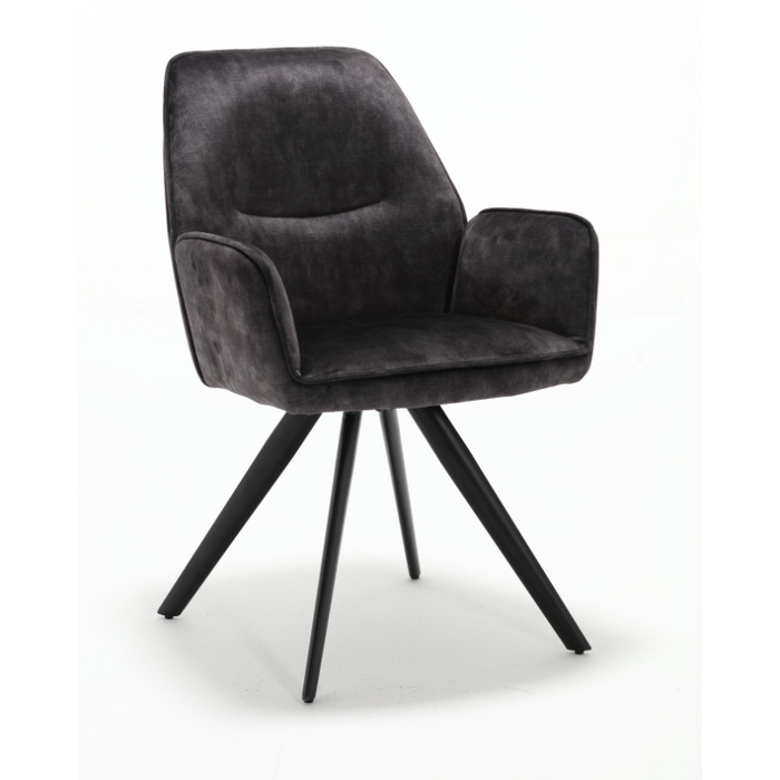 Draaibare Eetkamerstoel Nova Hunter Green Velvet