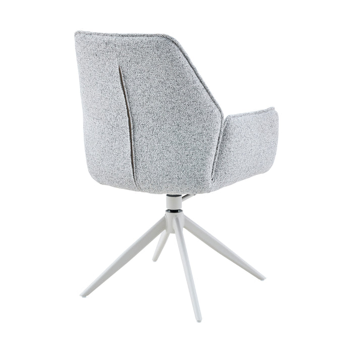 Draaibare Eetkamerstoel Hera met armleuning Beige