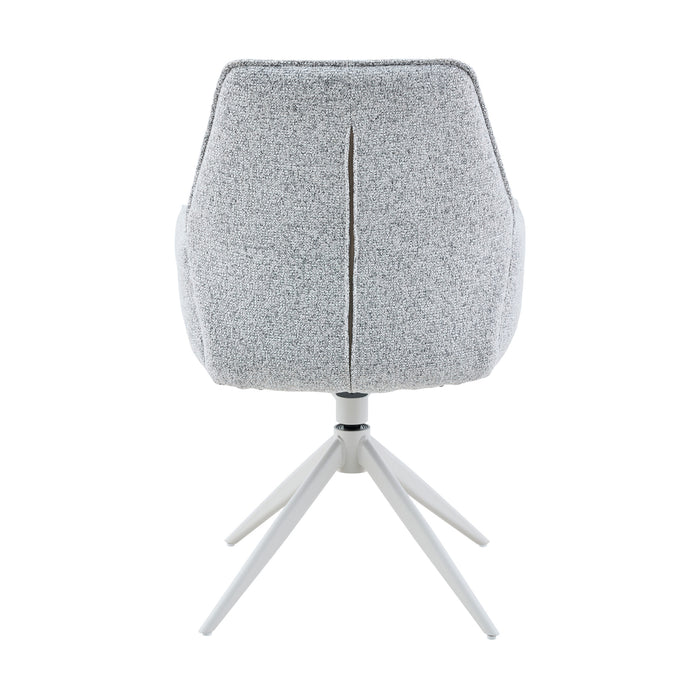 Draaibare Eetkamerstoel Hera met armleuning Beige