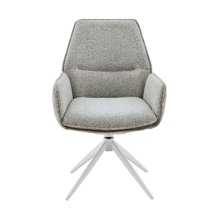Draaibare Eetkamerstoel Hera met armleuning Beige