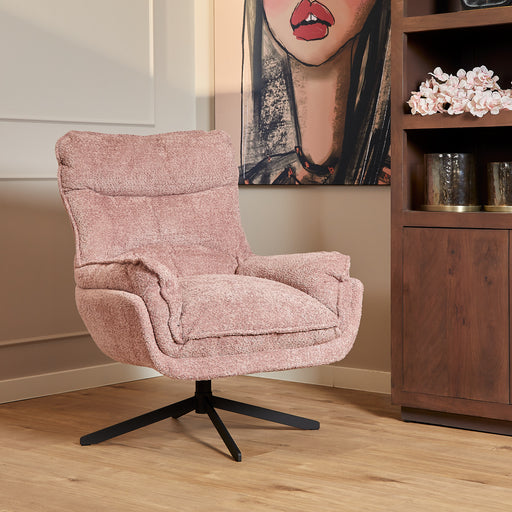 Draaibare fauteuil Vera Roze