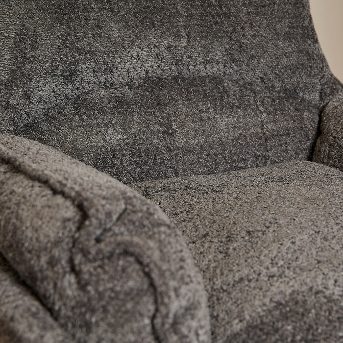 Draaibare fauteuil Vera Donkergrijs