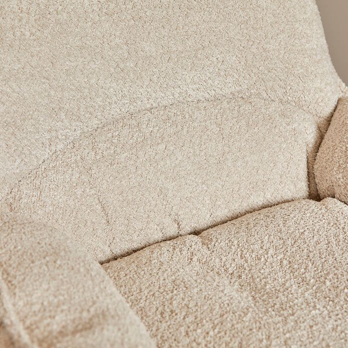 Draaibare fauteuil Vera Off white
