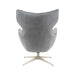 Draaibare fauteuil Julia Antraciet