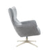 Draaibare fauteuil Julia Antraciet