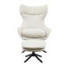 Draaibare fauteuil Olivia Taupe