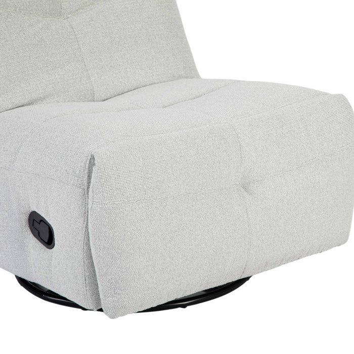 Relaxfauteuil Lazy Licht grijs