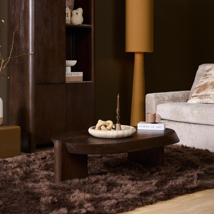 Salontafel Rava Bruin Mangohout 125 cm