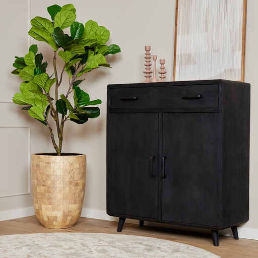 Kabinet Kast Omaha Zwart 100 cm