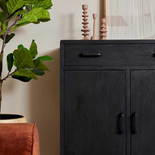 Kabinet Kast Omaha Zwart 100 cm