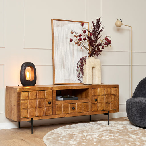 Tv meubel Brandy Naturel Mangohout 150 cm