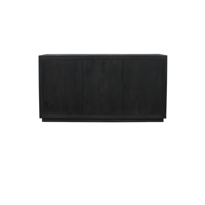 Dressoir Brussel Zwart Mangohout 150 cm