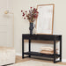 Sidetable Boaz Zwart Mangohout 120 cm