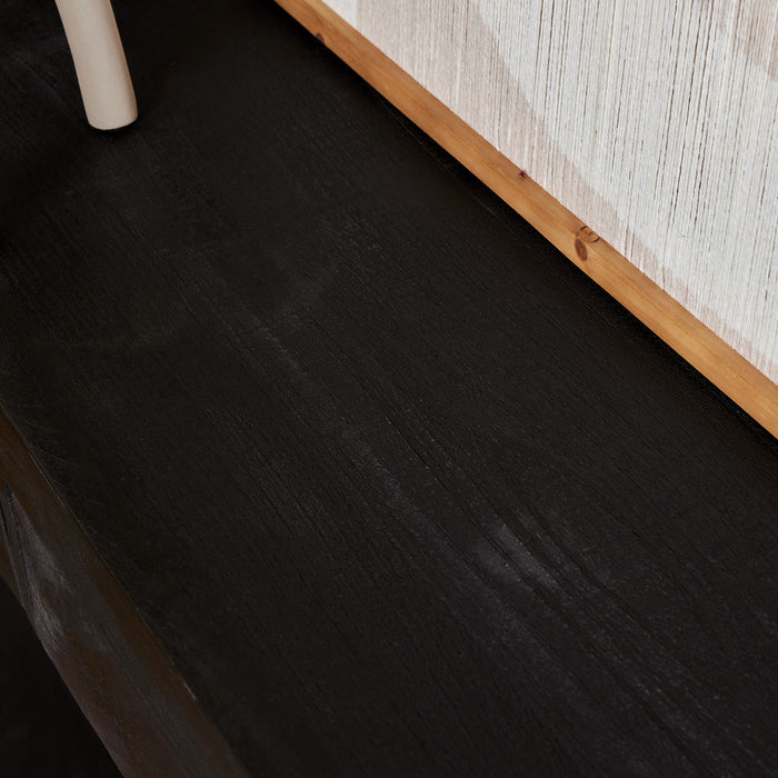 Sidetable Boaz Zwart Mangohout 120 cm