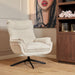 Draaibare fauteuil Vera Off white
