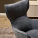 Draaibare fauteuil Julia Antraciet